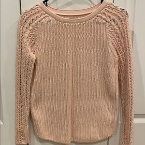 Loft Pale Pink Sweater, Small
